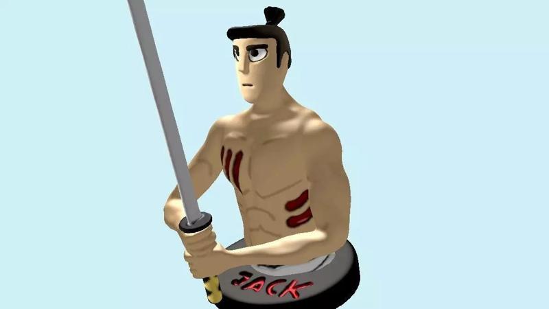Samurai Jack for 3d printing