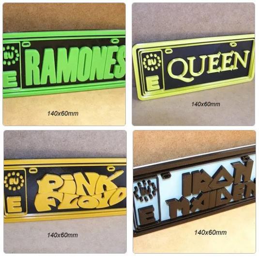 Iron Maiden, Pink Floid, Queen, Ramones, Licenses, bands, Rock, Pop