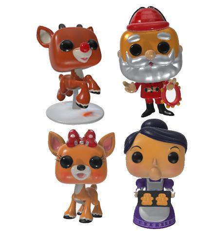 4 pack noel rudolph santa POP