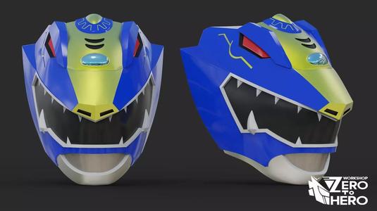 Power Ranger Wild Force Alligator Helmet