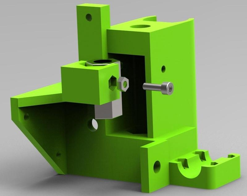 X motor bracket acc12 opto ready (Mendel90)