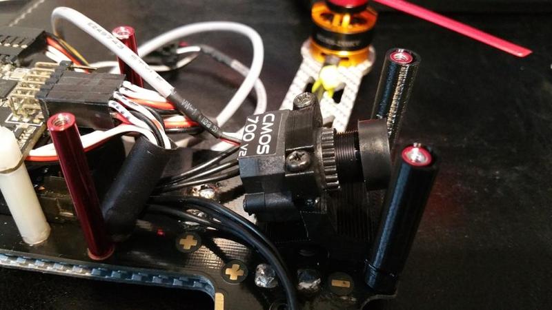 support camera fatshark pour diatone 250