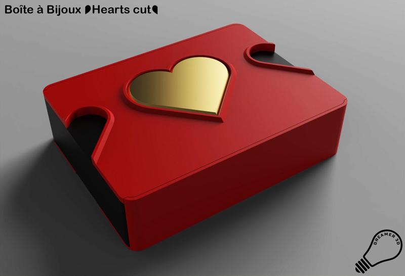 Jewelry Box❤️Hearts Cut