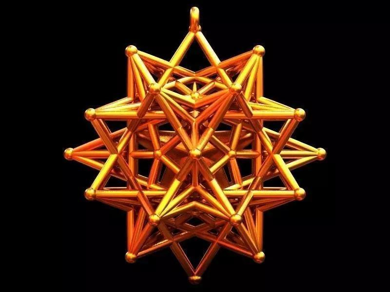 STAR IN STAR ROD PENDANT
