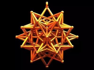 STAR IN STAR ROD PENDANT