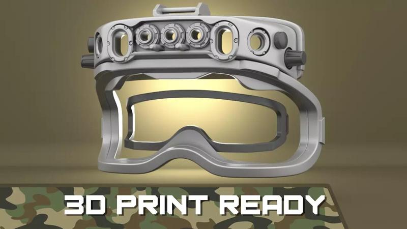 Airsoft Army IVAS goggles Hollow body