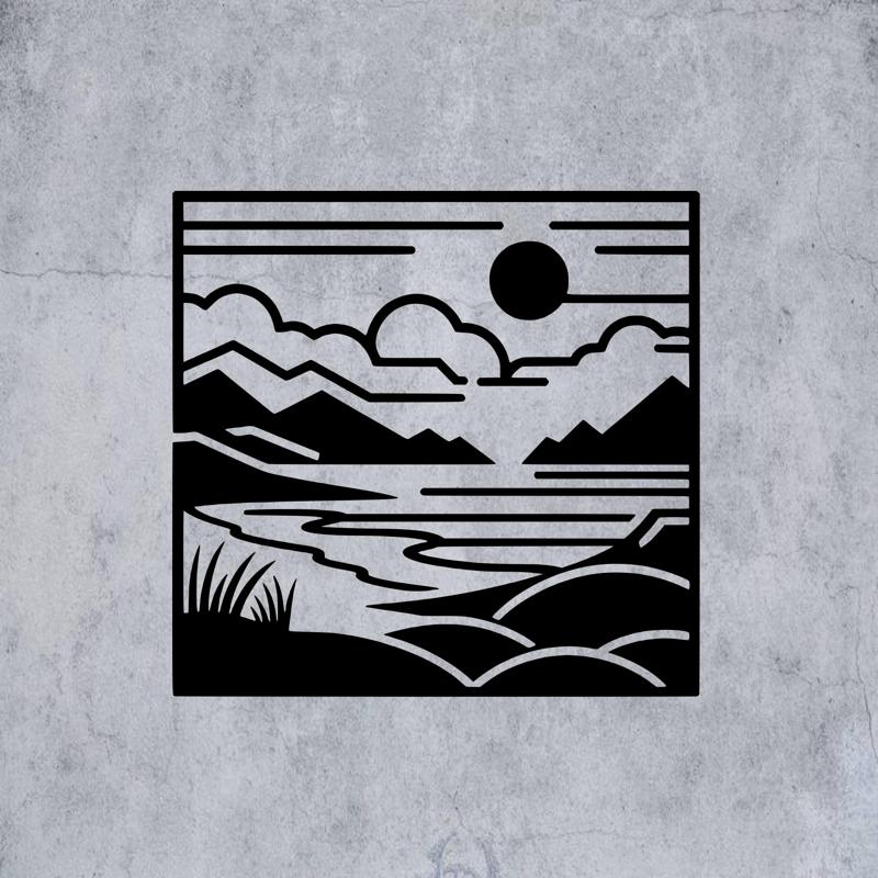 MINIMALIST LANDSCAPE #2 | 2D WALL ART