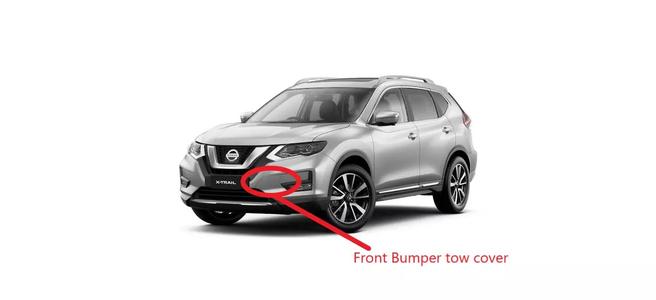 Nissan Xtrail 2020 Front Bumper Tow cover