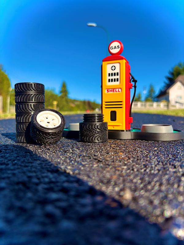 Motorsport Tire Salt & Pepper Shakers