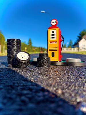 Motorsport Tire Salt & Pepper Shakers