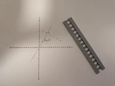 Dashed Line Graphing Ruler