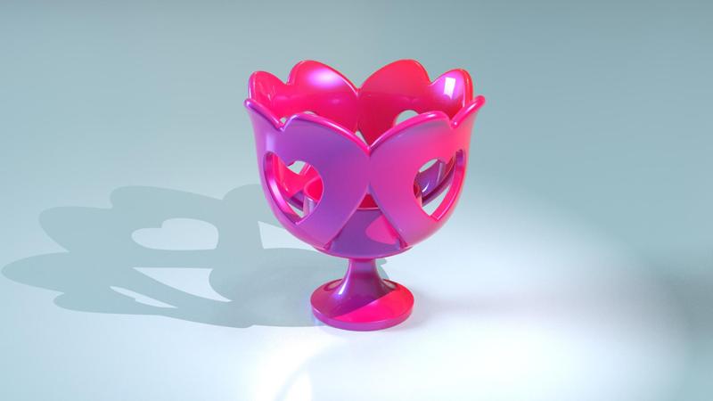 Valentine's Day tealight holder