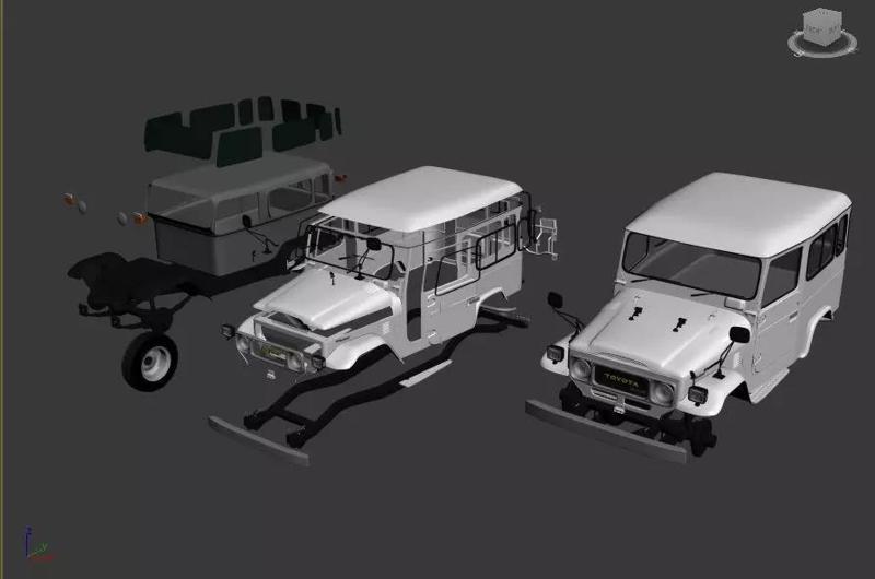 TOYOTA LAND-CRUISER J40 HARD TOP BJ44V 1979