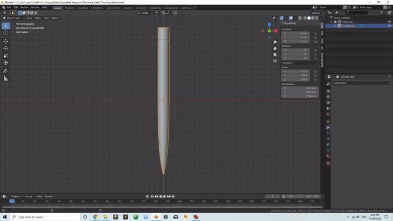 Blade Daywalker Throwing Stake