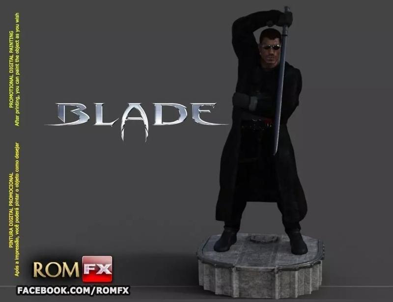 Blade Vampire Hunter - 3D Printable Figure