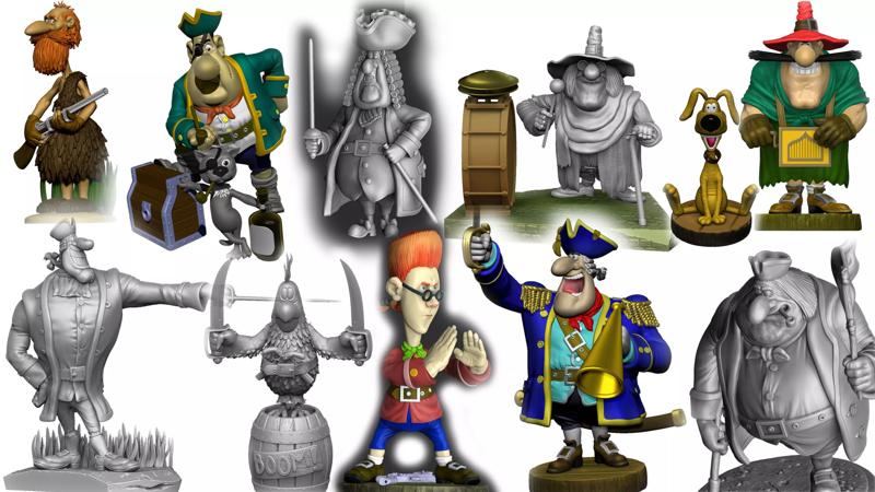 COLLECTION Treasure Island for 3D printing STL