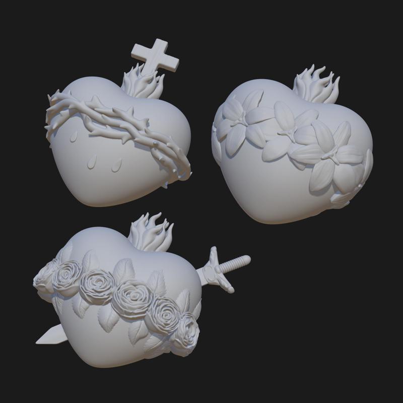 Jesus Christ hearth of spines