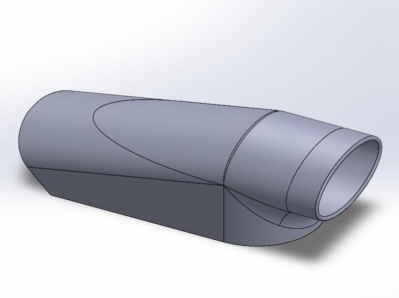 Pro Stock Style Hood Scoop 1/25