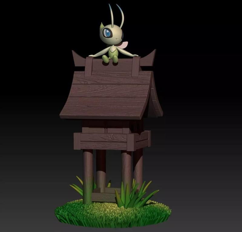 Pokemon Celebi Ilex Forest shrine