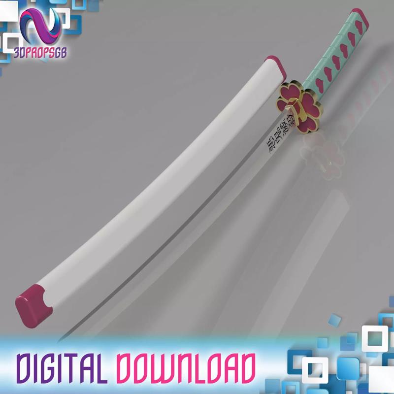 Mitsuri Kanroji Katana and Scabbard