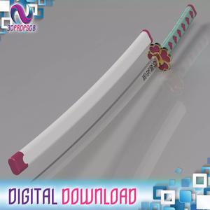 Mitsuri Kanroji Katana and Scabbard