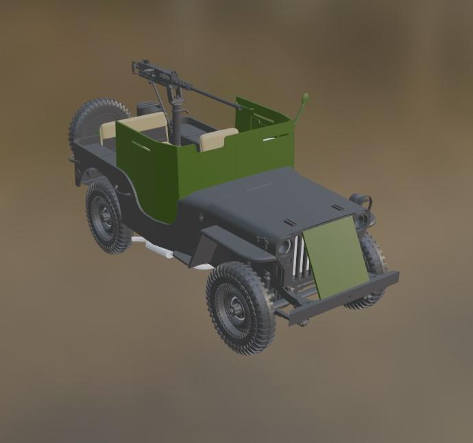 Armored kit for Jeep willys 1/6 - 1/16 & 1/18 - armored kit only