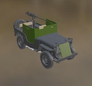 Armored kit for Jeep willys 1/6 - 1/16 & 1/18 - armored kit only