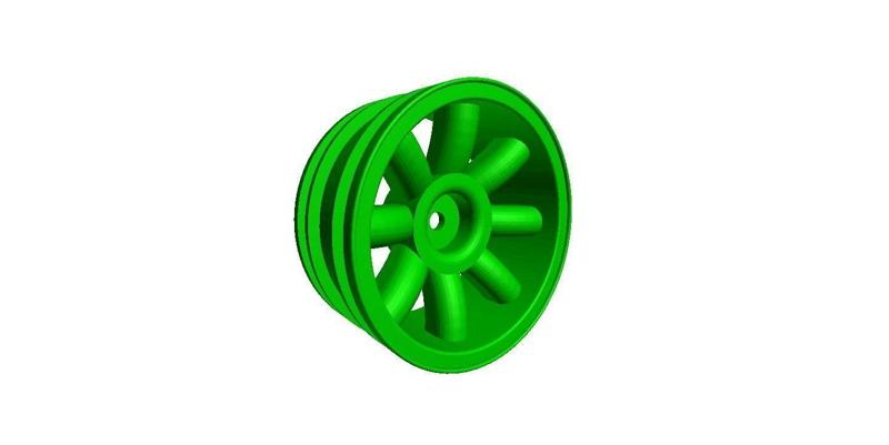 RC Car Drift Wheel Smoor width 24mm offset minus 4mm