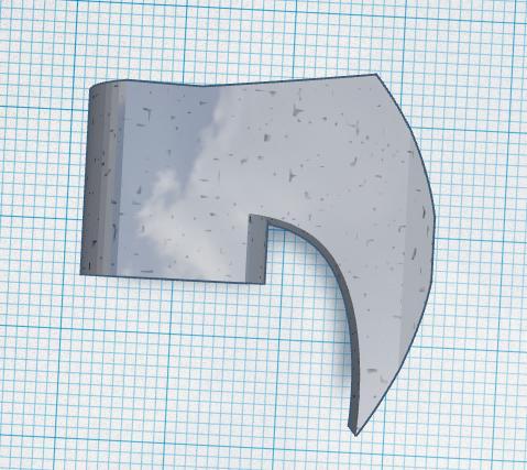 Non-lethal pecil axe head