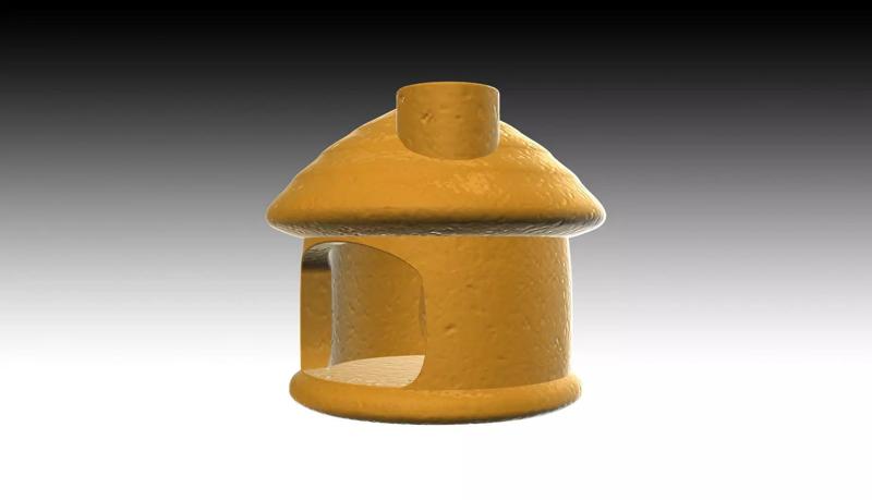 Aquarium-Ornaments Mushroom House 2