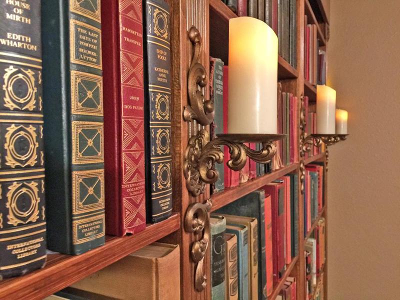 Wall Sconce Candelabra (LED candles ONLY!)