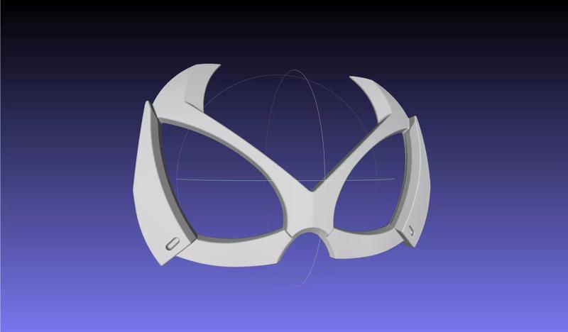 Spider Man PS4 Black Cat Mask Model