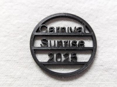 Carnival Sunrise 2025 Coin/Token