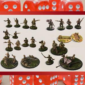 28mm IJA Paratrooper Reinforced Platoon Bundle 3D print model