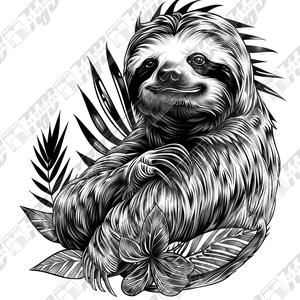 Sloth V1 Detailed Vector Design