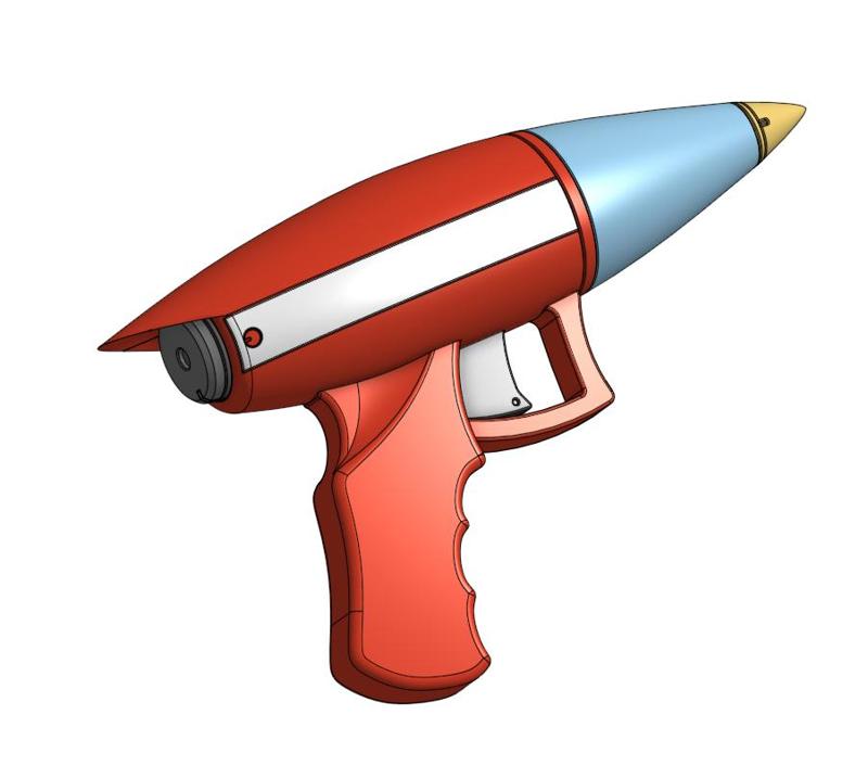 Space Dandy Inspired Blaster Prop