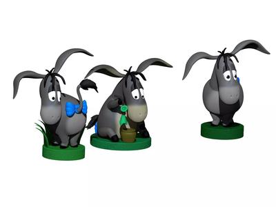 Eeyore 3 options for 3D printing STL