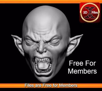 Female Vampire One Sixth Scale Action Figure Head Sculpt