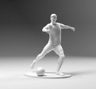 Footballer 03 Footstrike 05 Stl