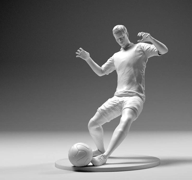 Footballer 02 Sledge Strike 01 Stl