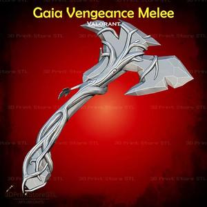 Gaia Vengeance Melee Cosplay Valorant - STL File