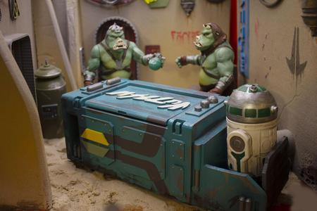 GALAXYs EDGE SPRITE  COLO SPEEDER and Astromech droid