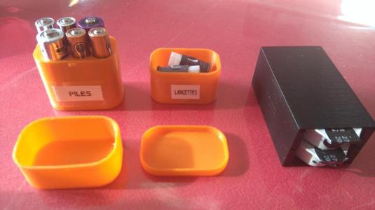 Rangements pour accu-chek mobile