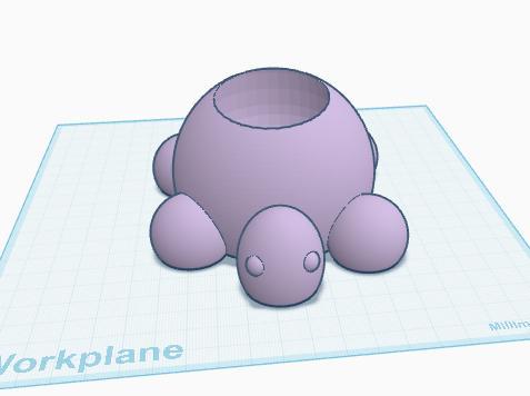 Turtle egg holder  (cup)