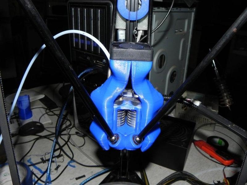 Dual J-Head  Kossel Magnet Upgrade