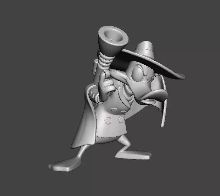 VIGILANTE DARK WING DUCK MINIATURE MODEL FANTASY SUPERHERO RPG