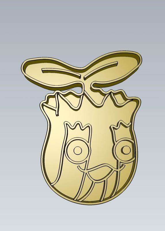 AMAZING POKEMON Sunkern COOKIE CUTTER STAMP CAKE DECORATING