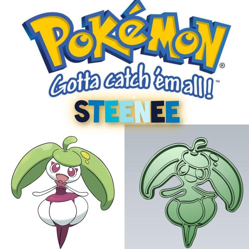 AMAZING POKEMON steenee COOKIE CUTTER STAMP CAKE DECORATING