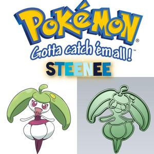 AMAZING POKEMON steenee COOKIE CUTTER STAMP CAKE DECORATING