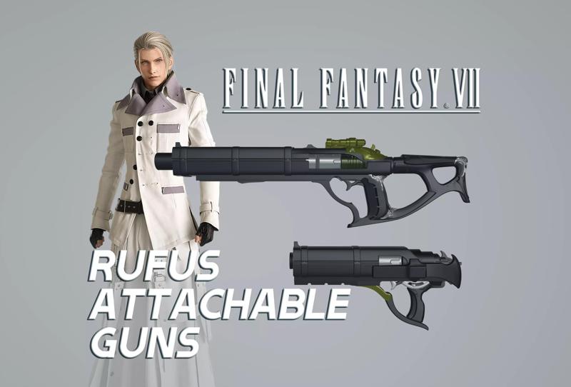 Final Fantasy VII - Rufus Attachable Guns